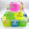 Brinquedos Infantis Lama de Cristal Lama Colorida Fluorescente Brilhante Caixa Quadrada Cola Espumante Slime Alto Valor Garrafa Grande Atacado