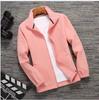 Jaqueta de Fleece Masculina e Feminina para Exterior, Cardigan Quente de Lã Polar, Jaqueta com Forro Interno, Jaqueta de Caminhada Bordada com Logo para Outono e Inverno