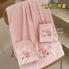 Lindo Juego de Tres Piezas de Toallas de Baño para Adultos, Absorbente, Secado Rápido, Toalla de Baño que No Suelta Pelusa, Toalla tipo Bata de Felpa Coralina Sin Algodón