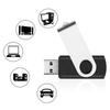 Disco flash USB rotativo de metal 32/64/128/512/256 / 1G oferecendo lote de pequena capacidade de cores misturadas múltiplas