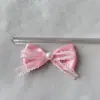 Lazo Rosa Hecho a Mano DIY Accesorios Semi-Terminados Ropa Sombreros Zapatos Tocado de Flores Ropa para Bebés BJD Accesorios