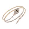 Pulsera de Cadena de Garra de Fábrica de Origen Europea y Americana con Forma de Serpiente con Pedrería Simple para Fiesta de Noche Moda Zirconio Joyería Transfronteriza de Comercio Exterior