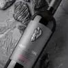 Etiqueta de vino de aleación de zinc con ángel tridimensional creativo vintage etiqueta de vino tinto etiqueta adhesiva de plástico galvanizado logotipo imprimible