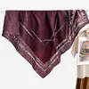 Pañuelo cuadrado de terciopelo de doble cara, dos tonos, estampado de leopardo, de alta gama, vintage de los 90, chal cálido para mujer, pañuelo de cuello de lujo ligero