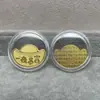 Concha de Agua Oro Puro 999 Tesoro de Riqueza Gato de la Fortuna Pegatina Dorada para Teléfono Móvil Tienda de Oro Promoción de Transmisión en Vivo Regalo para Atraer Clientes