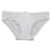 Venta al por mayor transfronteriza Ropa interior de algodón para mujer con refuerzo de algodón Ropa interior para mujer de cintura baja Cómodos Sexys Tanga de encaje Ropa interior pequeña