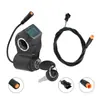 Compatible con cerradura de puerta eléctrica KugooM4, interruptor de encendido con llave para patinete KugookirinG2pro, conector impermeable de 3 pines