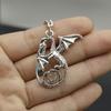 Xiyin Temu AliExpress Amazon Explosions Jewelry Chaveiro com Pingente de Dragão Simples