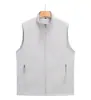 Chaleco con Cuello Alto y Cremallera, Uniforme para Actividad de Team Building de Empresa de Marca de Moda, Ropa de Trabajo con Logotipo Impreso, Chaleco de Voluntario