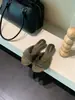 Sandalias de Cuña de Tacón Alto Franceses Peludas Redondas Otoño 2026