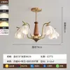 Lámpara de araña para sala de estar estilo francés, retro pastoral americano vintage 2026 diseño floral creativo, luz principal para dormitorio, comedor y pasillo