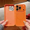 Transforma al Instante en una Ventana Grande con una Funda Magnética Fina para Teléfono Adecuada para Apple 17Promax Silicona Líquida 16 Tela de Terciopelo 13 Protección de Lente