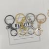 Aleación de Zinc Dorado Accesorios para Llaveros al por Mayor Hebilla de Langosta Juego de Tres Piezas Juguetes DIY Eggboy Fiesta Accesorios para Llaveros