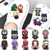 Charms Desmontables para Zapatos de Dibujos Animados Superman Goma Suave de PVC Accesorios de Decoración para Zapatos Edición Limitada