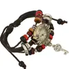 Reloj de moda estilo punk coreano retro para mujer reloj pulsera de cuero genuino estudiante Corea del Sur personalidad moda reloj de moda
