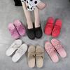 Sandalias y zapatillas de verano en stock, zapatos Baotou con agujeros huecos para mujer, ropa de abrigo para mujer, zapatillas antideslizantes de fondo suave de moda para estudiantes
