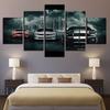 Pabellón de Arte Alta Definición Coche Coche Pintura Decorativa Pintura en Aerosol Marco Interior de Madera de Múltiples Vínculos Hogar Oficina WISH AliExpress