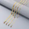 Pulsera de Acero Inoxidable con Cadena de Hueso de Serpiente Estilo Minimalista Transfronterizo para Hombres y Mujeres, Juego de Joyería de Collar Plano de Serpiente de Alta Gama Electroplateado