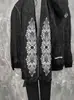 24 Chaquetas Nuevas con Capucha y Cremallera Patrón Oscuro Chaqueta Estampada Cruzada para Hombres y Mujeres Parejas