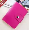 Porta-Cartões Simples de PU com 12 Compartimentos, Porta-Documentos de Viagem Portátil, Porta-Cartões Bancários, Estojo de Cartões de Couro Anti-Desmagnetização com Múltiplos Compartimentos