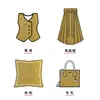 Yuan Yang Baoshuang Estilo Nacional Brocado Song Imitado Tecido Jacquard com Fio de Ouro, Novo Estilo Chinês Colete Cheongsam, Tecido Tingido em Fio Terno Tang