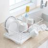 Prateleira de Armazenamento de Louça Cesta de Drenagem para Cozinha Prateleira para Tigelas Prateleira de Armazenamento Doméstica Caixa de Armazenamento com Drenagem para Tigelas e Hashis Prateleira de Drenagem para Tigelas
