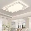 Lámpara de Techo Acrílica LED Tricolor Sin Aurora Protección Ocular Sala de Estar Dormitorio Pasillo Estudio Moderna Simple