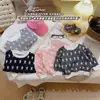 Sudadera infantil de otoño e invierno, top cálido de cuello redondo estilo coreano para niños pequeños, camiseta versátil casual de manga larga para niñas, camiseta básica para niños