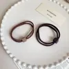 2024 Nuevo Estilo Diadema Trenzada de Doble Capa Goma Elástica Goma para el Cabello Goma para el Cabello de Mujer Diadema Anillo de Goma Juego de Cuero Cola de Caballo Alta