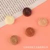 Mini accesorios redondos de resina de chocolate, llaveros DIY con pegamento de crema, fundas de teléfono hechas a mano, accesorios para el cabello, scrunchies al por mayor