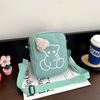 Comércio Exterior 2022 Primavera Nova Lona Japonesa e Coreana Pequenas Frescas Bonito Doce Estudante Mulheres Crossbody Shoulder Bag
