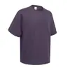 2026 Nova Camiseta Masculina de Manga Curta Esportiva de Malha Colmeia Cor Sólida Secagem Rápida com Proteção Solar para Uso Externo no Verão Tendência