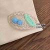 Pinza de Lana Hecha a Mano Pinza de Lana Trenzada Bordada Dibujo Animado Cereza Tulipán Pinza Lateral Accesorios para el Cabello Adorno para la Cabeza de Niña