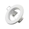 Luminária de teto embutida com projetor LED, projetor de ângulo ajustável, moldura para lâmpada halógena MR16 GU10