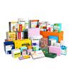 Empaque de Caja con Cajón, Empaque de Caja de Regalo Plegable, Caja Cosmética Personalizada con Ventana y Hot Stamping, Caja de Cartón Blanco, Estilo Cajón