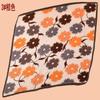 Otoño e Invierno Nuevo Yasu Girasol Algodón y Lino Bufanda 90 Arrugada Bufanda Cuadrada Grande Bufanda de Dama Venta al por Mayor Comercio Exterior