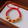 Pulseira com Pingente Redondo de Zircônia Super Brilhante Estilo Francês, Pulseira Exquisita de Luxo Leve de Alta Qualidade, Joia Feminina Fashion e Versátil