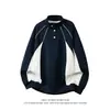 2026 Principios de Primavera Transfronteriza para Hombre Estilo Americano Pesado Felpa Engrosada Casual Versátil Holgada Sudadera de Alta Gama con Felpa