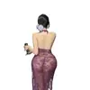 Fábrica Ailurulu Lingerie Sexy Tentação Provocante Renda Transparente Vestido Slip com Fenda Estilo Abstinência Vestido de Encontro
