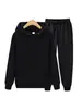 Traje de Sudadera Deportiva Casual Nuevo para Hombre de Primavera y Otoño Moda Masculina Tendencia Traje de Sudadera de Color Sólido