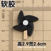 Kk Gato Preto Rosa Gravata Borboleta Gato Plástico Macio Acessórios DIY Capa de Celular Chinelos Decoração iPad Copo de Água Patch de Joia