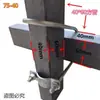 Abraçadeira em U cruzada para tubo, fivela quadrada para tubo quadrado, fivela quadrada, conector de tubo galvanizado, abraçadeira de fixação para tubo de aço quadrado 25/30
