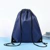 Mochila con cordón para baloncesto, bolsa de poliéster 210D con bolsillo para publicidad, impresión de poliéster