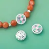 Colgante de Cuentas de Brújula de Ocho Tesoros Giratorio Moda Nicho Estilo Lujo Ligero Diseño de Alta Gama Accesorios de Collar de Plata S925