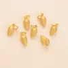 Retención de color fuerte accesorios dorados joyería diy colgante de semilla de loto colgante pulsera de oro antiguo pulsera accesorios de colgante pequeños