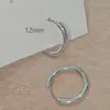 2026 Nuevos Pendientes de Lujo Simples de Plata S925 Stud Pendientes al por Mayor Versátiles Pendientes de Diseño Exagerado para Mujer