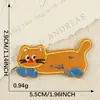 Parche Original Dibujo Animado Perro Salchicha Gato Autoadhesivo Bordado por Computadora Decoración de Caja DIY Manualidades Manualidades Pegatina de Tela