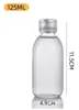 Botella de Líquido Oral Color Té Vidrio Transparente Botella de Farmacia Múltiples Tamaños Embotellado Evitación Química Botella de Reactivo