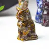 [Adornos de Gato de la Suerte] Resina Tallada a Mano Mascota de la Suerte Decoración para Hogar y Tienda Creativo