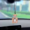 Frasco de perfume de argila com diamantes completos transfronteiriço DIY urso enfeite para pendurar no carro pingente decorativo criativo com incrustação de diamantes para espelho retrovisor do carro